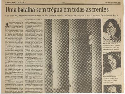 Uma batalha sem trégua em todas as frentes