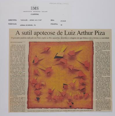 A sutil apoteose de Luiz Arthur Piza