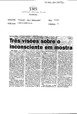Três visões sobre o inconsciente em mostra