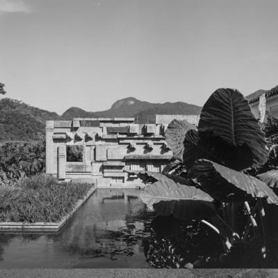 Painel de Burle Marx na residência de Cândido Guinle de Paula Machado