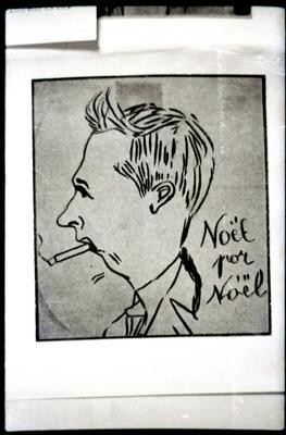 Noel Rosa (autocaricatura - reprodução)