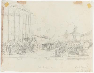 [Lançamento do Encouraçado Sete de Setembro no Arsenal da Marinha, Rio de Janeiro, em 16 de maio de 1874]