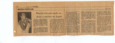 Elizeth está provando no disco o sucesso no Japão