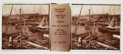 Porto, Mercado Municipal e, ao fundo, o Morro do Castelo