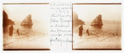 Pedra vista da praia de Boa Viagem