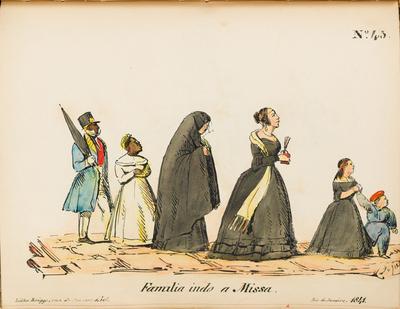 Nº 45. Familia indo a Missa