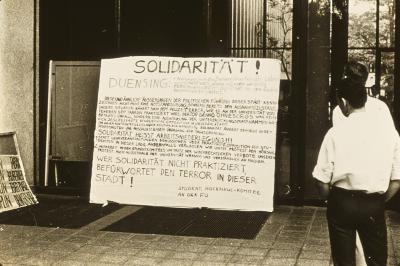 Manifestação estudantil