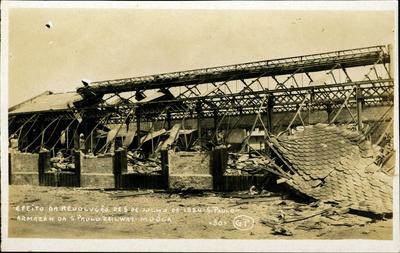 Efeitos da Revolução de 1924 – Armazém da São Paulo Railway