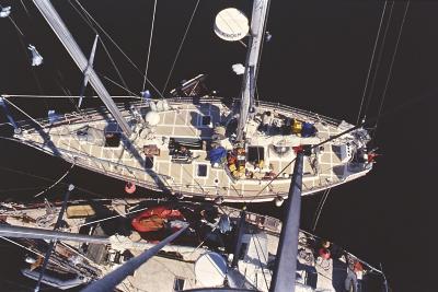 Encontro dos barcos de Oleg Belli e Jêrome Poncet