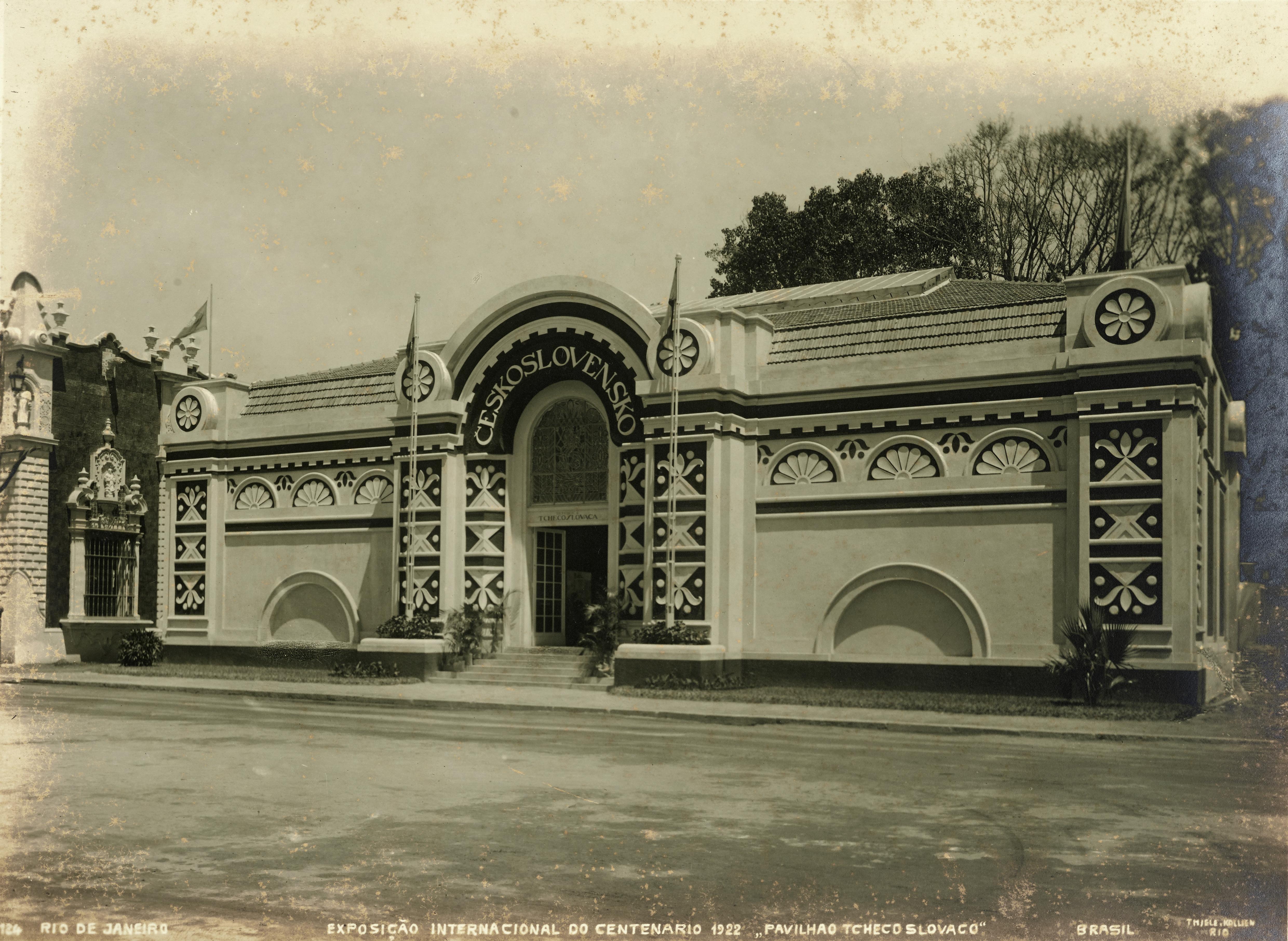 Exposição Internacional do Centenário da Independência - Pavilhão Tchecoslováquia