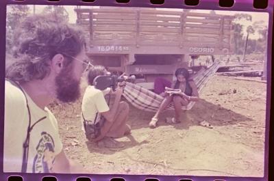 Filmagens de "Iracema: uma transa amazônica", com direção de Jorge Bodanzky e Orlando Senna