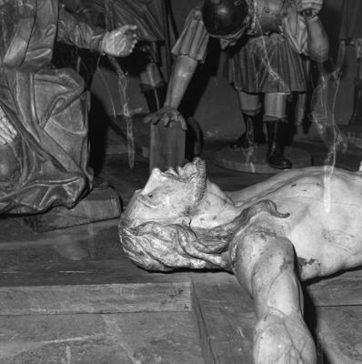 Via Crucis, Passos da Paixão, esculturas de Aleijadinho, Cristo no Passo da Crucificação