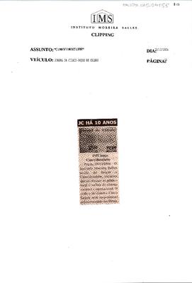 JC há 10 anos: IMS lança Cinevideoclube