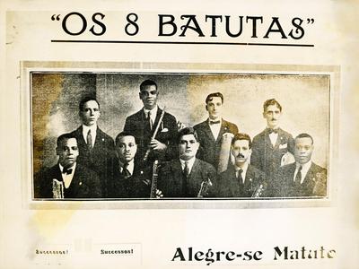 Os Oito Batutas (capa de partitura - detalhe)