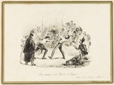 Tom, masters the "Maitre d'Armes"