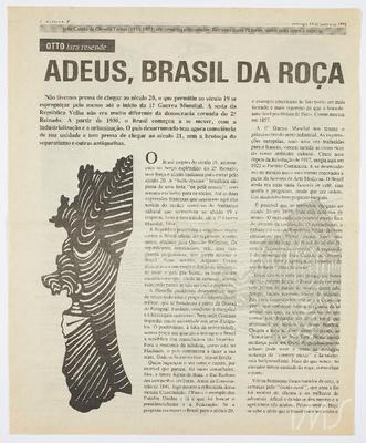 Adeus, Brasil da roça e do sertão
