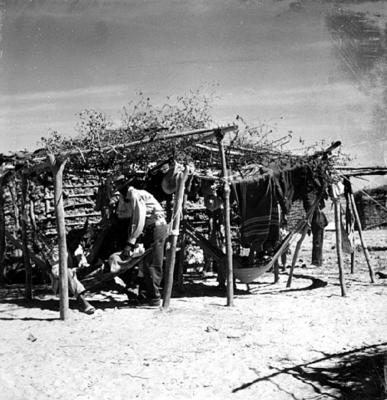 Acampamento de romeiros