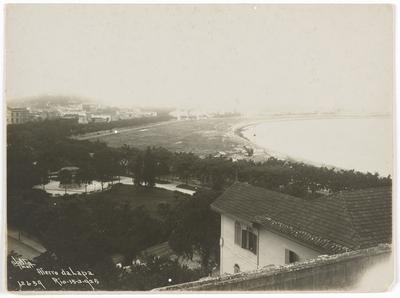 Aterro do Flamengo visto da Lapa, na altura do Passeio Público
