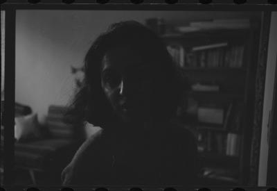 Luiz Carlos Ripper e Lena, na casa de Jorge, antes de viagem para locações do filme do Caca Diegues