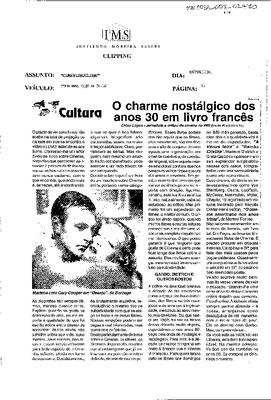 O charme nostálgico dos anos trinta em livro francês