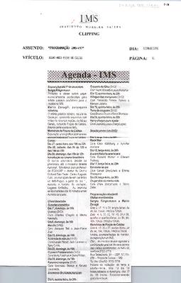 Programações do IMS