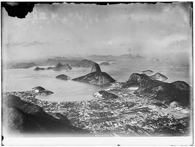 Vista da Baía de Guanabara, com destaque para o Pão de Açúcar