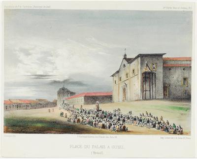 Place du Palais a Goyaz, (Brésil)