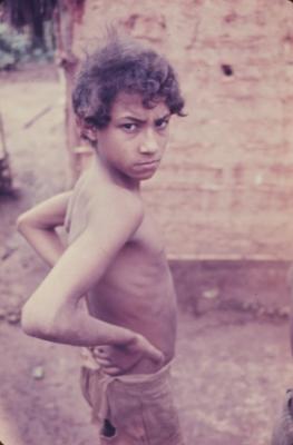 Vila de pescadores no litoral sul, próximo ao Quilombo de Sibaúma