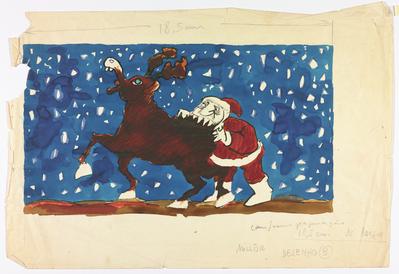 Quando já é Natal. 
O que me faltava informar sobre a rena.