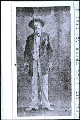 Xisto Bahia (reprodução de periódico)