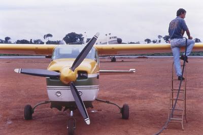 Manutenção de avião