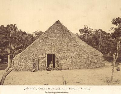 Maloca, habitação de indígenas do povo Ticuna