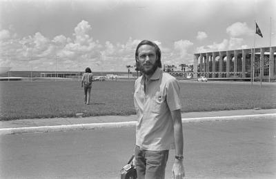 Brasília com Hermano Penna, filmagens para Aloísio Leite ou TV alemã