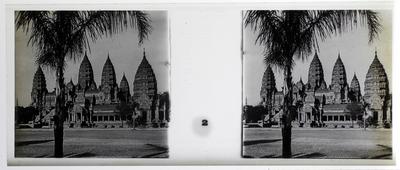 Exposição Colonial Internacional de Paris - réplica do templo Angkor Wat (pavilhão Camboja)