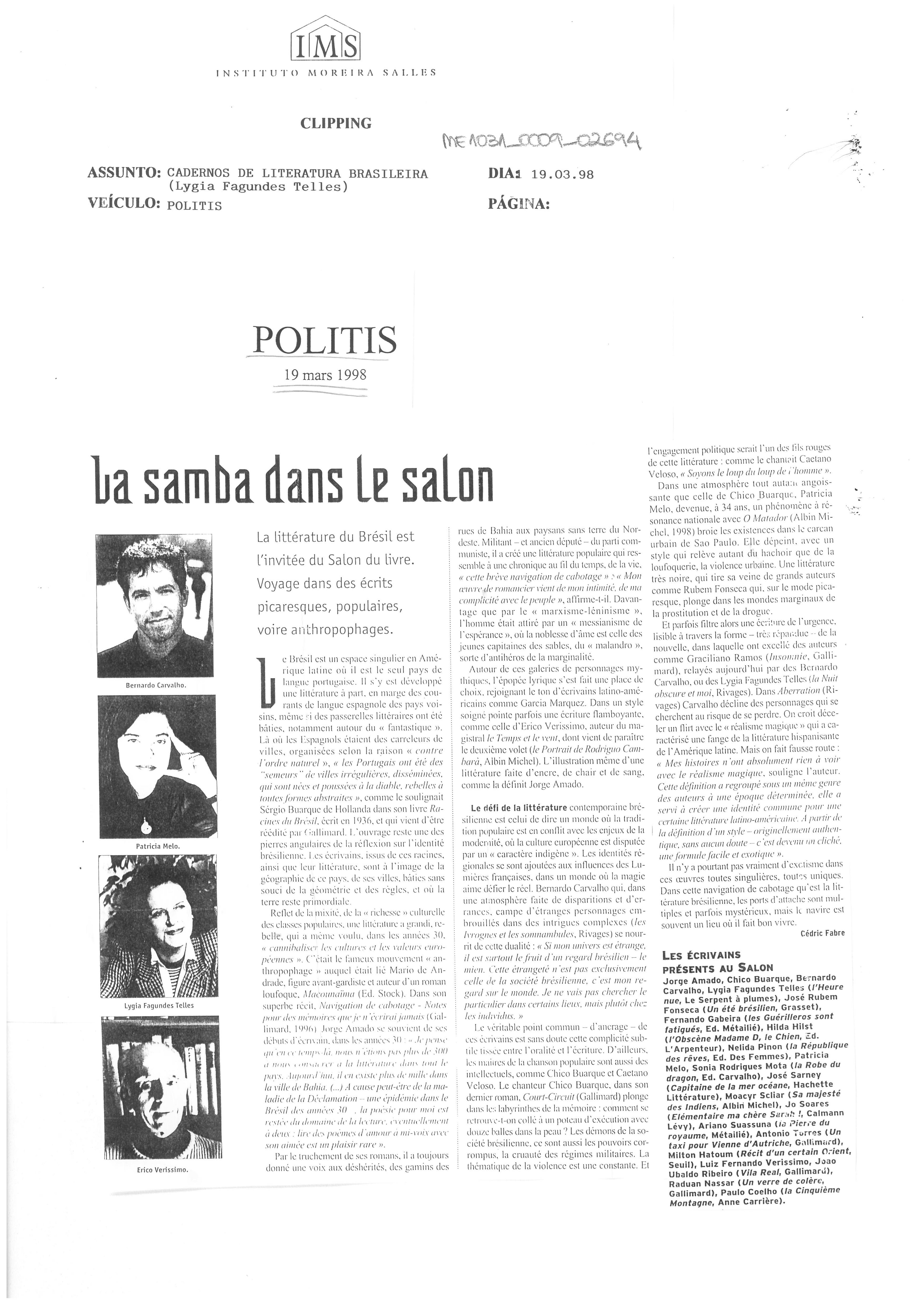 La samba dans le salon