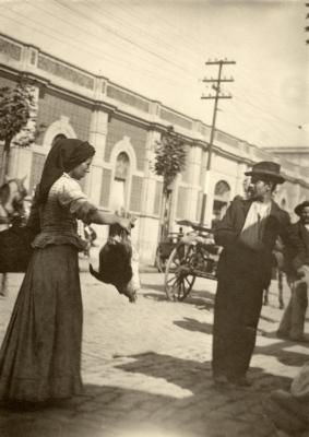 Vendedora de galinha