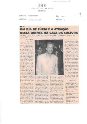 IMS: Um Dia de Fúria é a atração desta quinta na Casa da Cultura