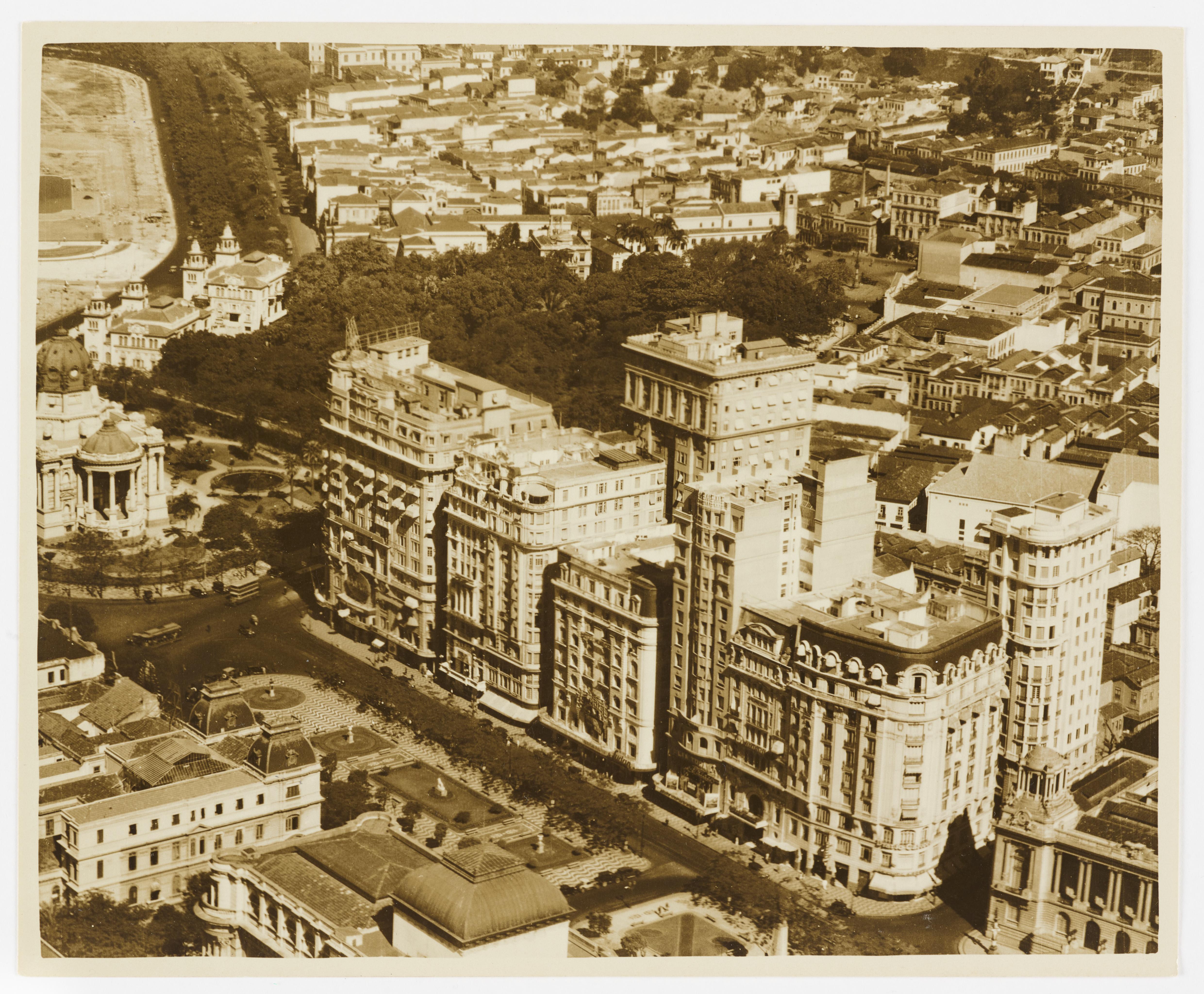 Vista aérea da Avenida Rio Branco