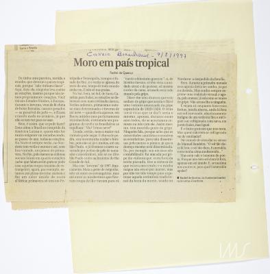 Moro em país tropical