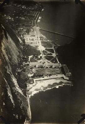 Vista aérea do bairro da Urca e da Praia Vermelha