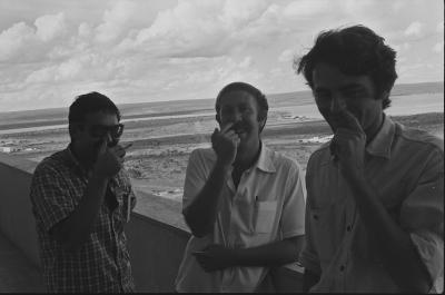 Alunos da UnB, colegas de Jorge Bodanzky - Mario Balaban, Jacó Sanowicz e Igor Gelerter