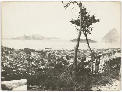 Vista do bairro do Catete; a partir do Morro Santo Amaro