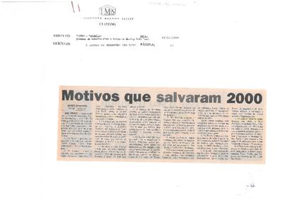 Motivos que salvaram 2000