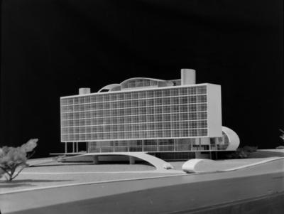 Maquete do arquiteto Oscar Niemeyer