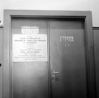 Companhia de Agricultura, Imigração e Colonização (CAIC) - porta