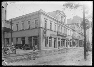 Esquina da Rua do Passeio com a Rua das Marrecas