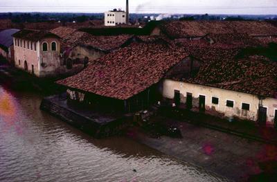 Casas à beira do Rio Parnaíba
