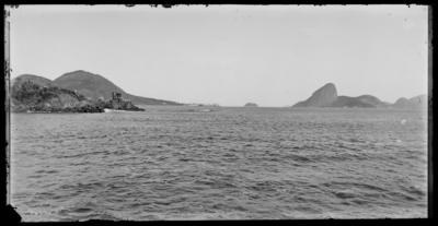 Vista da entrada da Baía de Guanabara