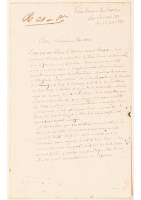 [Carta de Ignatz Urban a João Barbosa Rodrigues]