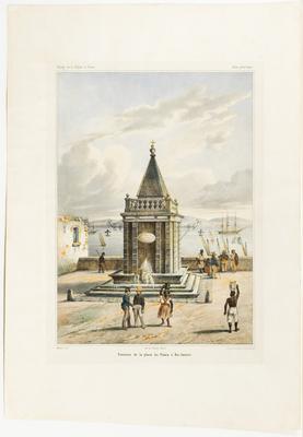 (Fonte na praça do Palácio, no Rio de Janeiro)